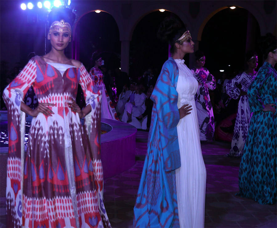 Tissu Ikat à la mode