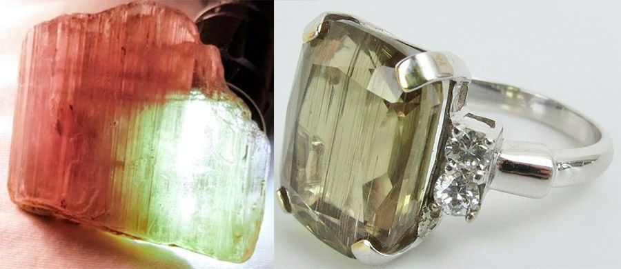 Belle pierre de sultanite