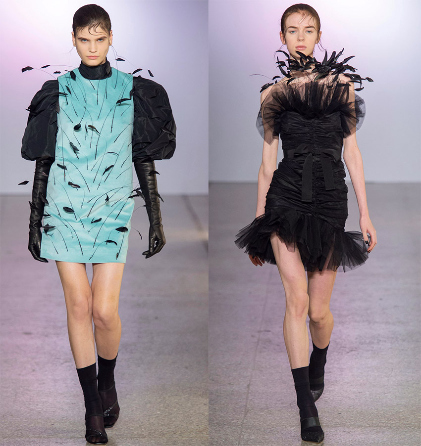 Robes à plumes pour les vacances