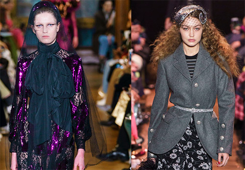 Chapeaux avec un voile - images à la mode