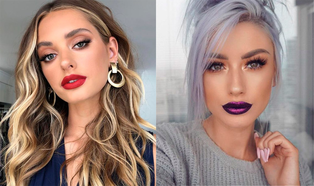 accent sur les lèvres photo