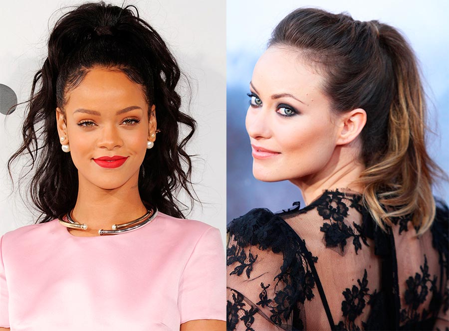 Photo de queue de cheval de coiffure