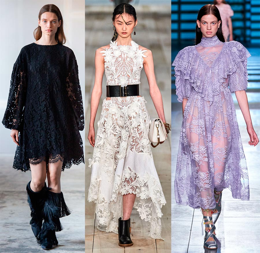 Robes en dentelle 2026