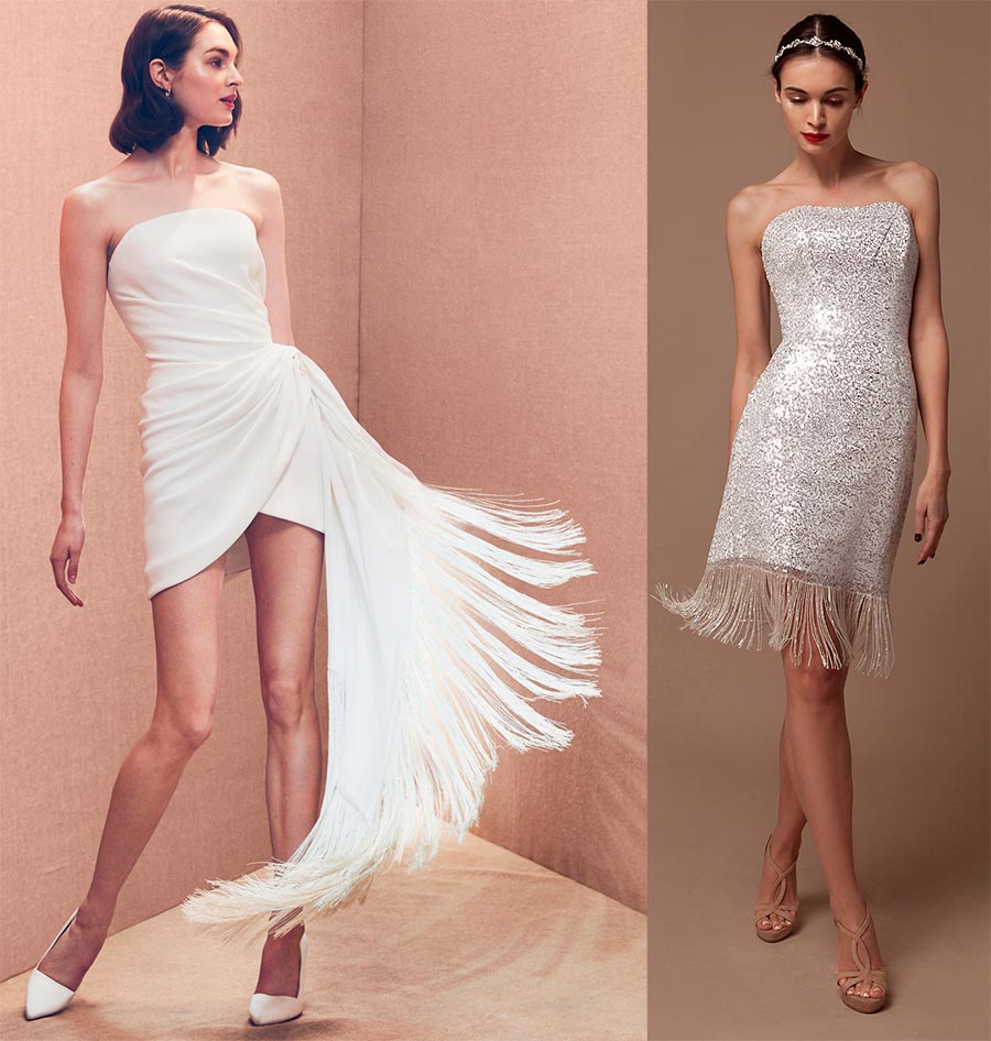 Robe de mariée courte