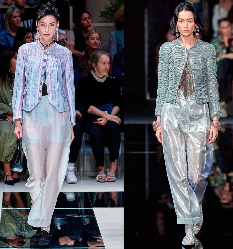 Pantalon transparent - tendance mode printemps-été