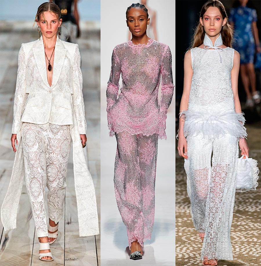 Pantalon transparent