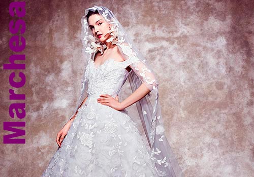 Robes de mariée chic 2026 de Marchesa
