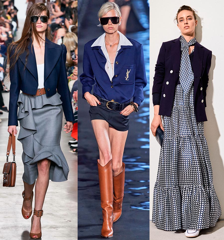 Belles vestes bleues