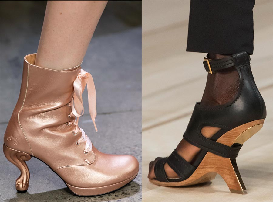 Forme de talon à la mode