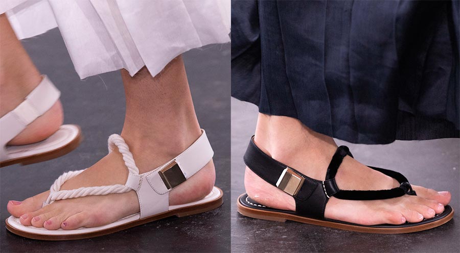 Des tongs à la mode