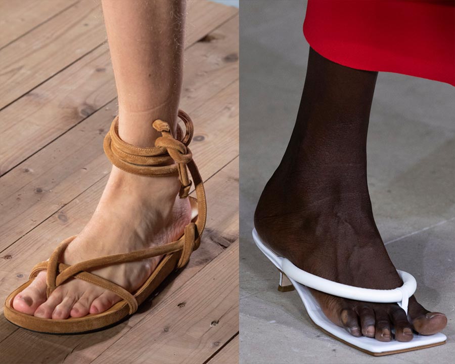 Des tongs à la mode