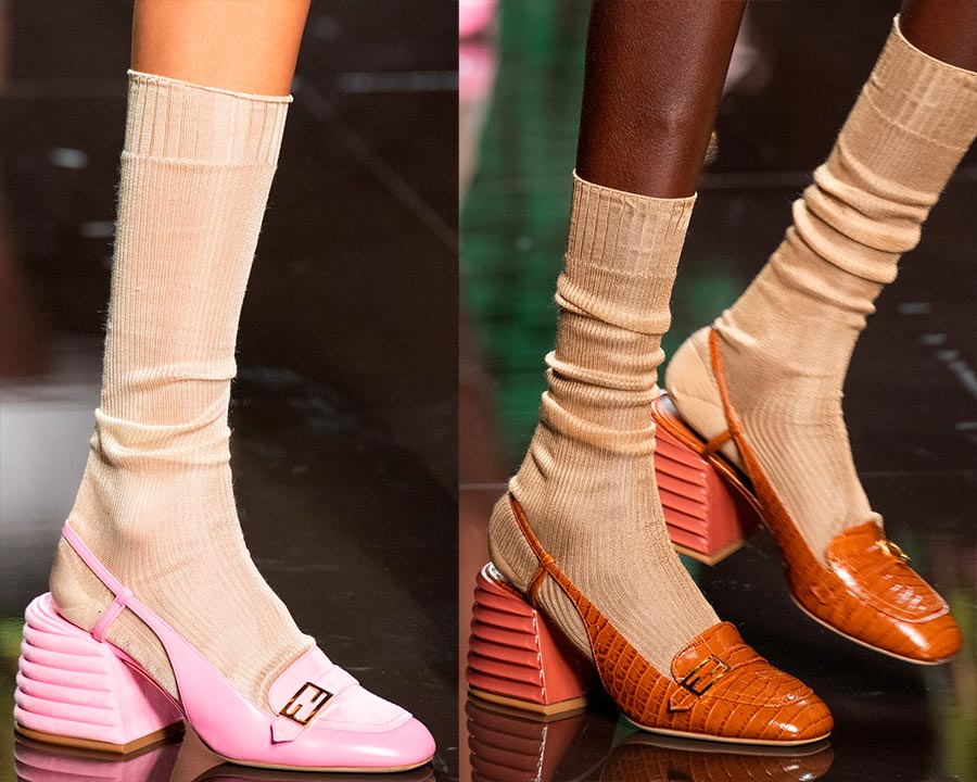 Mocassins à talon 2026