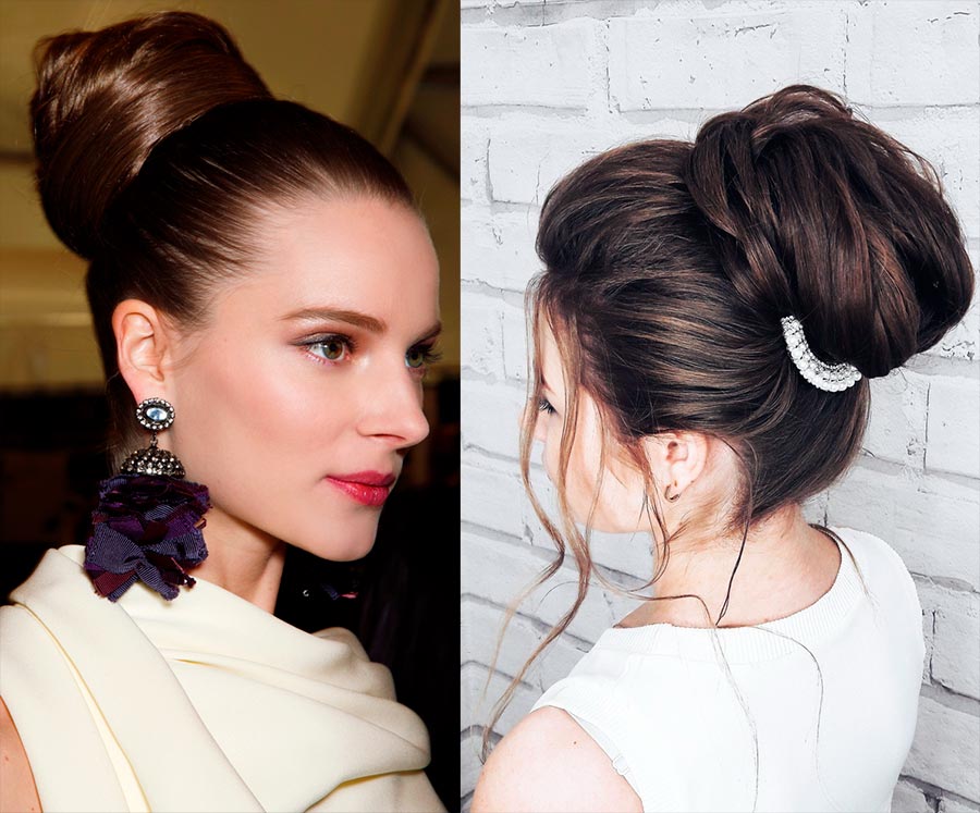 Chignon élégant