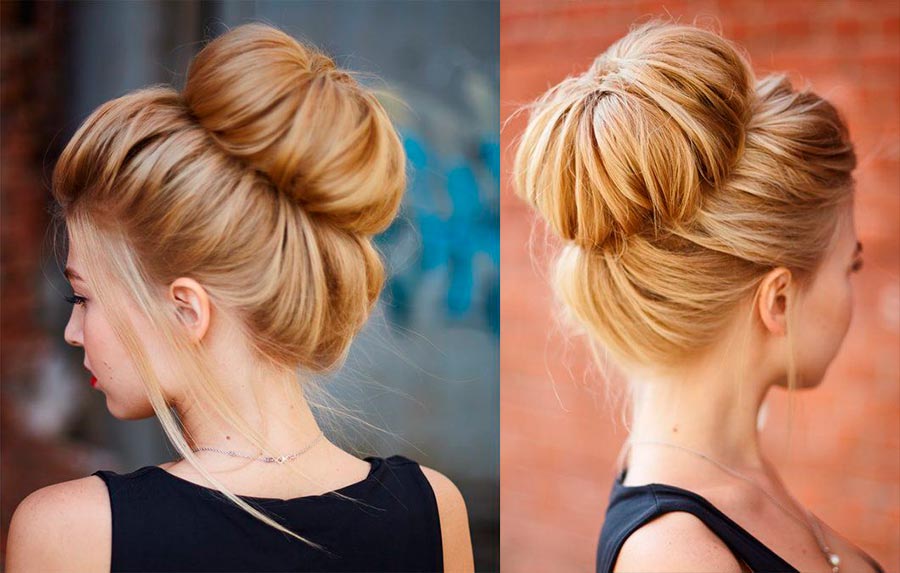 Chignon élégant