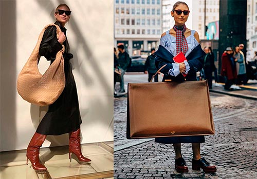 Big bags sur le podium printemps-été 2026