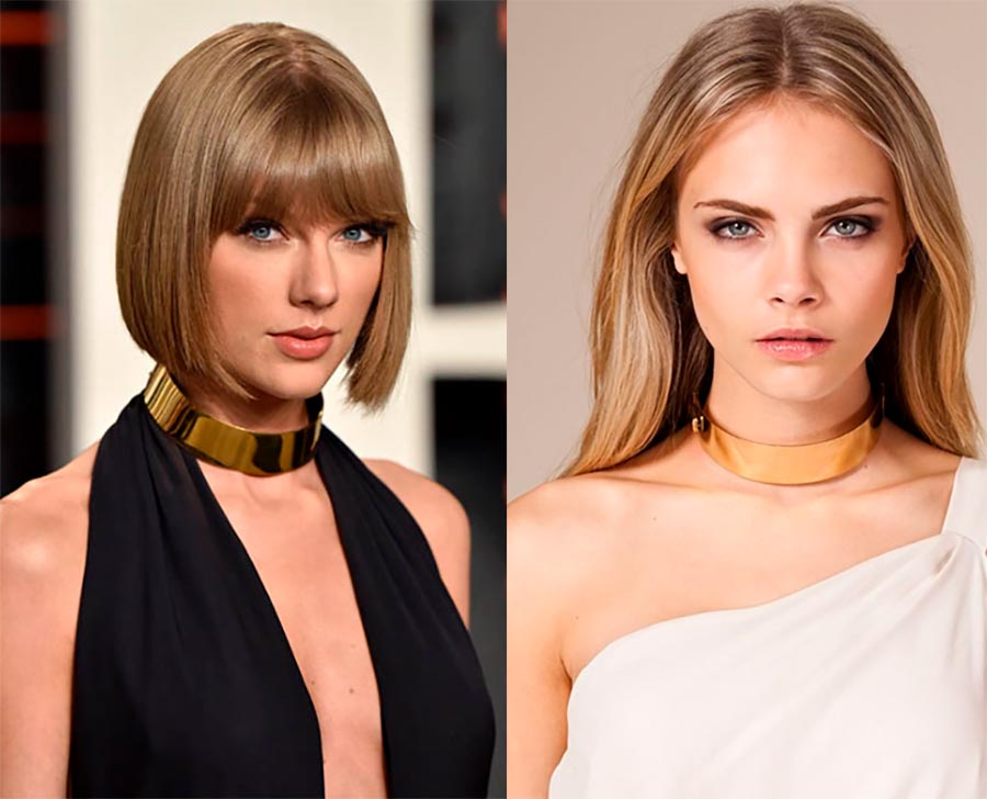 Collier en métal coulé