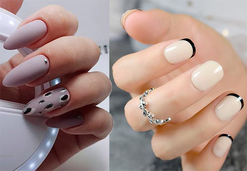 Manucure nude-2020 pour ongles courts et longs