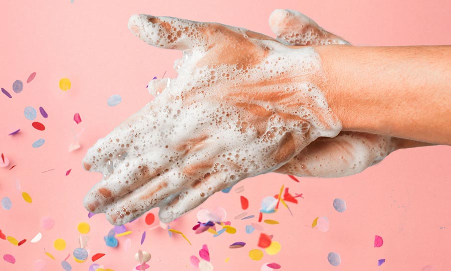 Soins des mains d'été