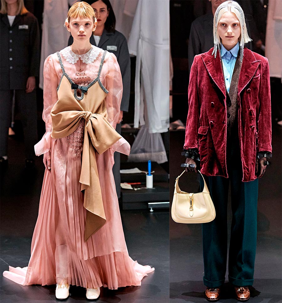 Gucci automne-hiver 2025-2026 : un éclectisme luxueux