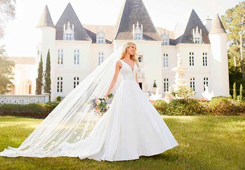 Robe de mariée dans un style de conte de fées et idées pour la célébration