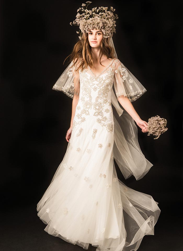 Robe de mariée dans un style de conte de fées et idées pour la célébration