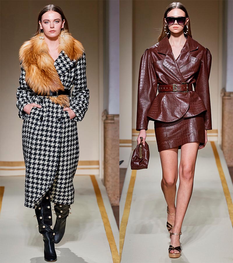 manteau imprimé Braschi