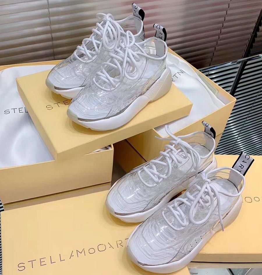 Baskets transparentes