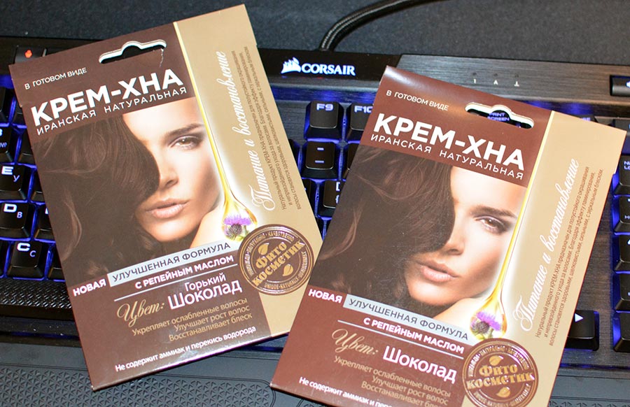 Teinture pour cheveux Crème au henné