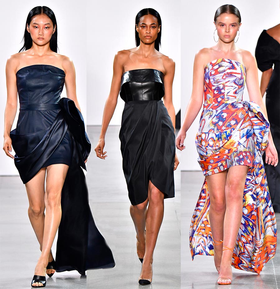 Robes à la mode à épaules dénudées