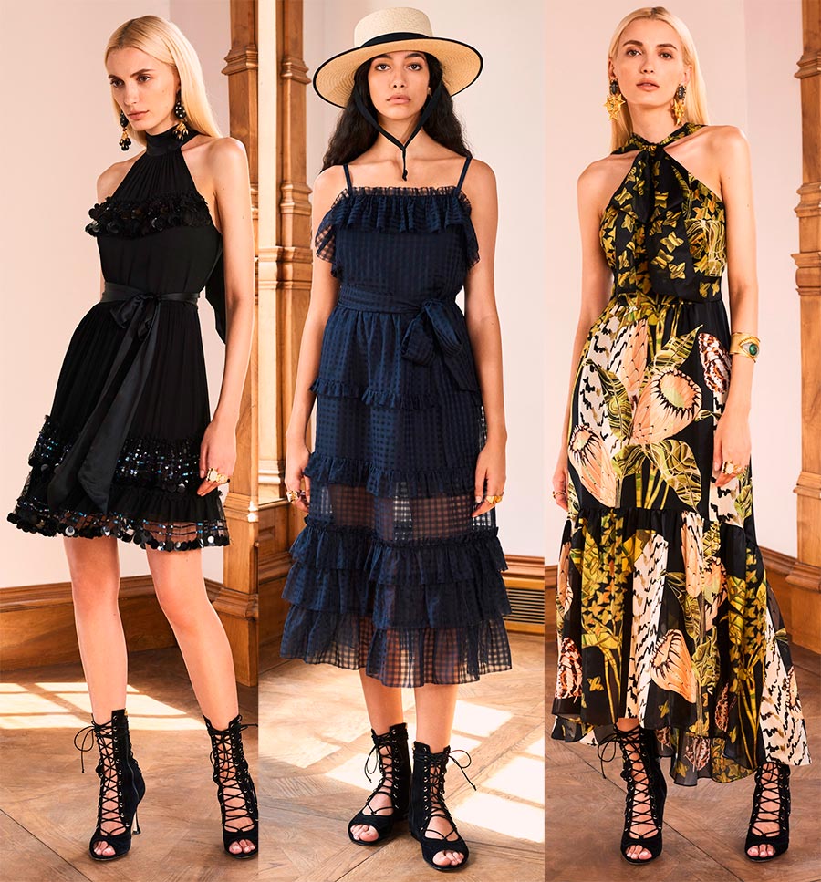 Robes à la mode à épaules dénudées