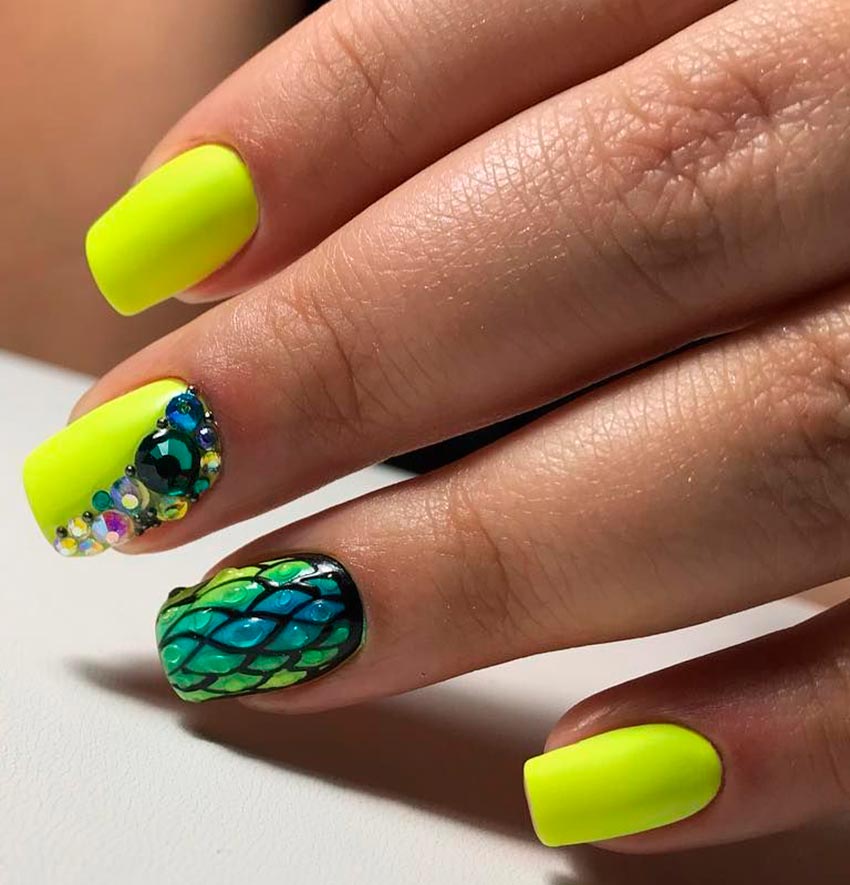 Nuances de manucure à la mode