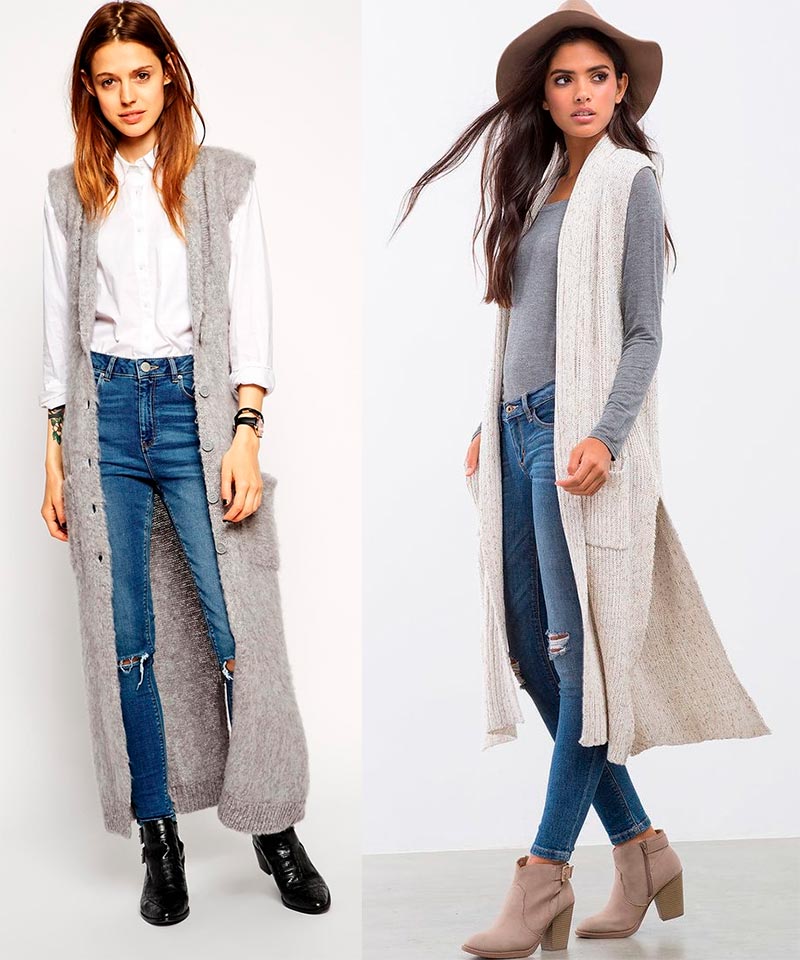 Cardigans sans manches