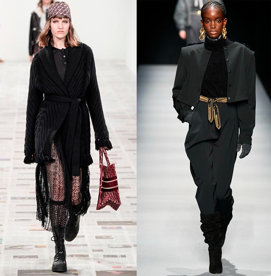 Looks monochromes tendance