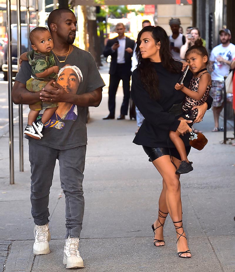 Kanye West et Kim Kardashian