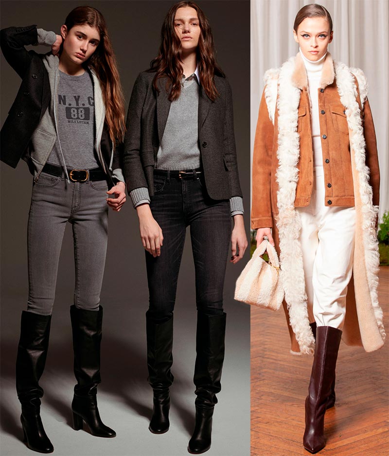 Bottes hautes à la mode