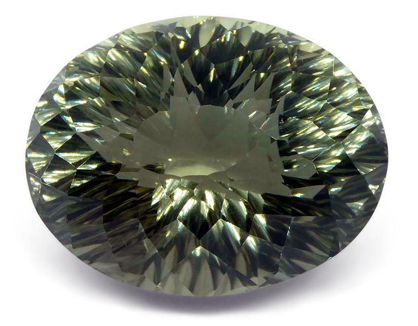 Prasiolite cristalline