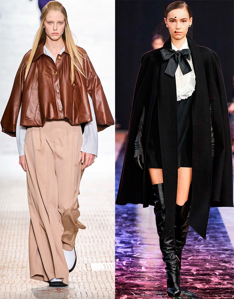 Capes à la mode pour l'automne et l'hiver