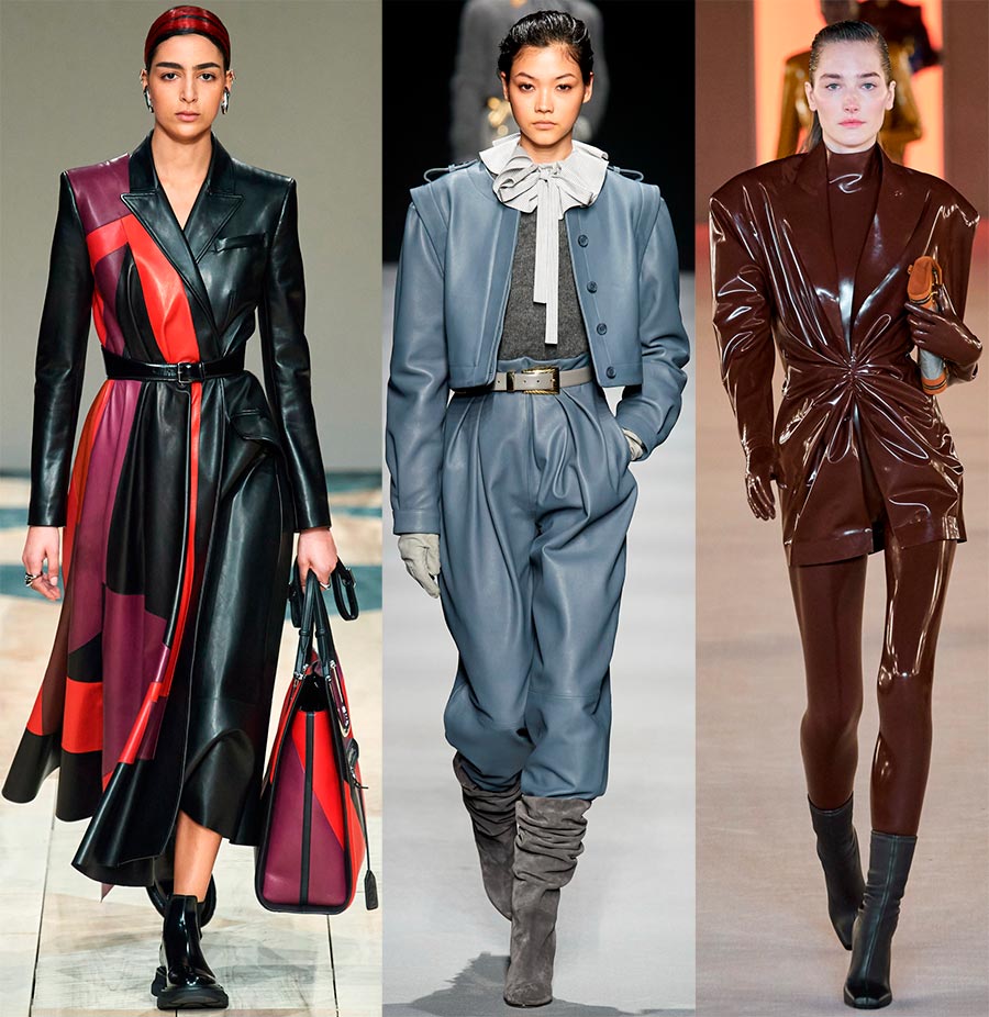 Vêtements en cuir à la mode 2026