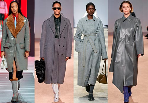 Tendance manteau gris de la saison : 50 modèles de marques de mode