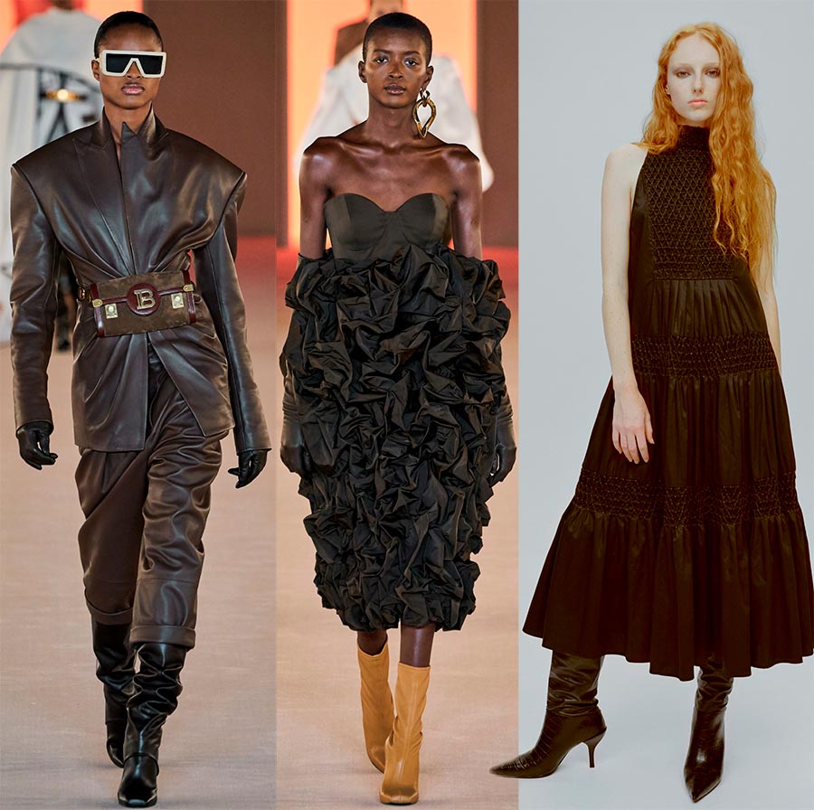 Nuances de vêtements à la mode