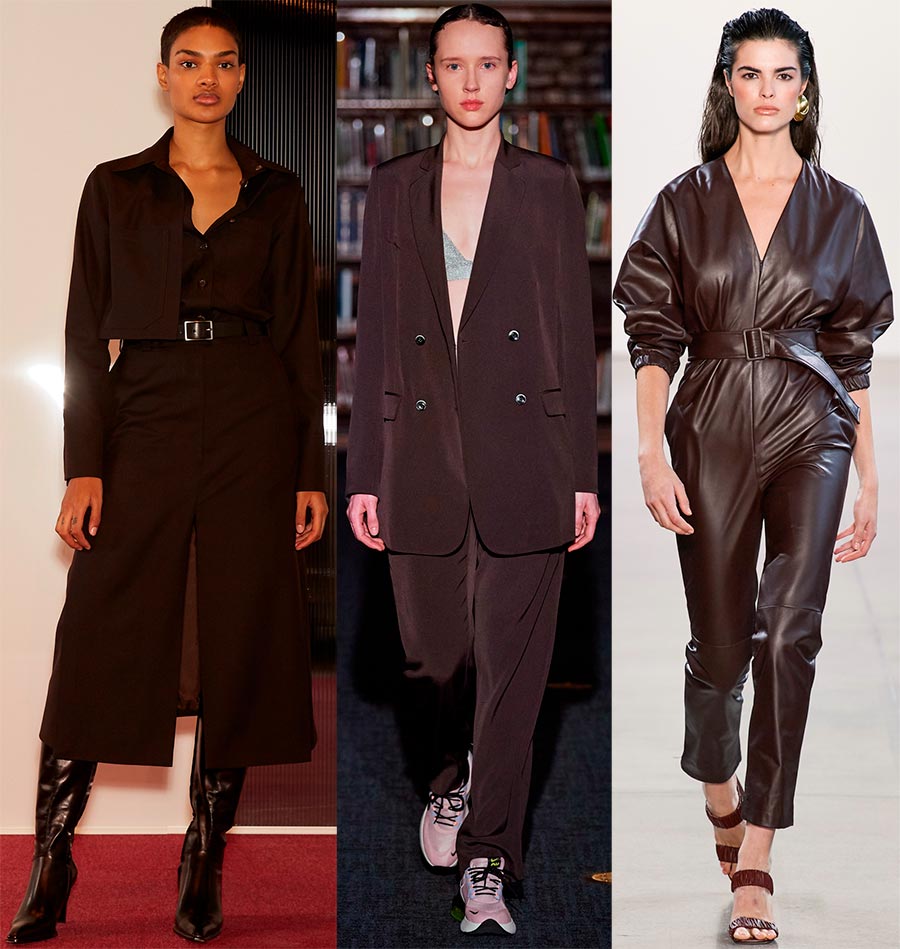 Nuances de vêtements à la mode