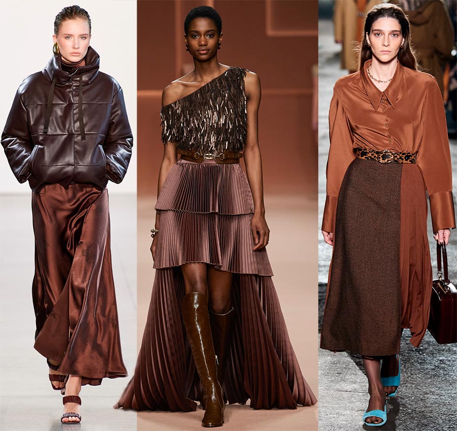 Nuances chocolat : 50 looks tendance automne-hiver