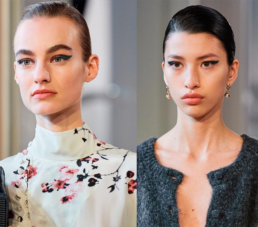 Maquillage flèches larges