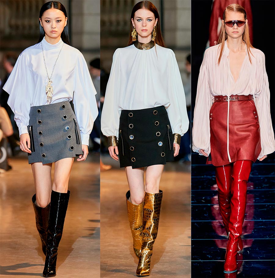 Chemisiers à manches bouffantes