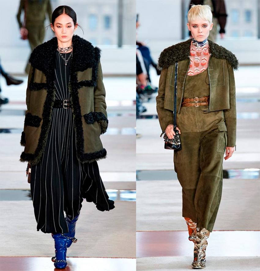 Manteaux en peau de mouton pour femmes à la mode