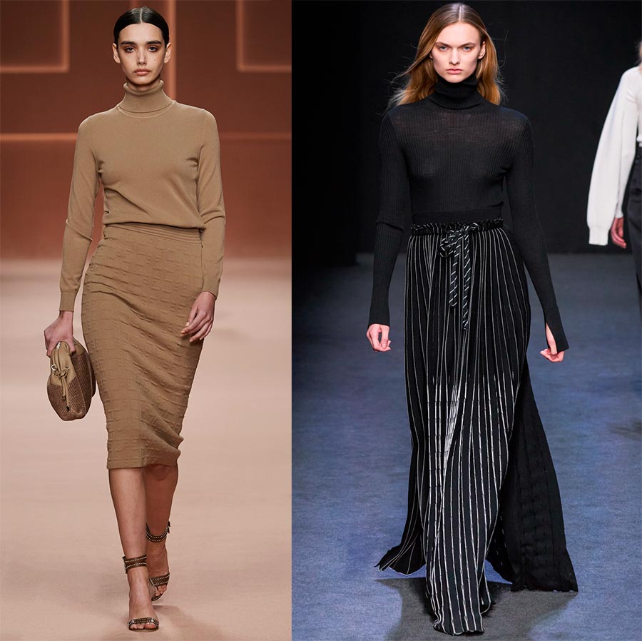 Les cols roulés à la mode