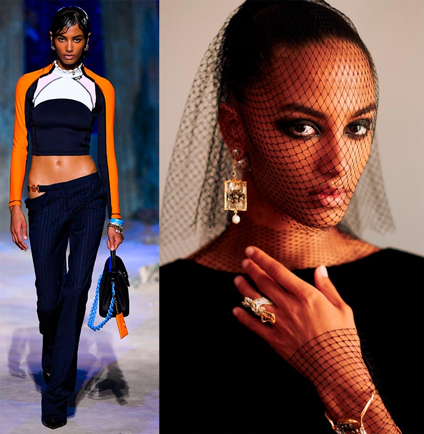 Beaux modèles noirs