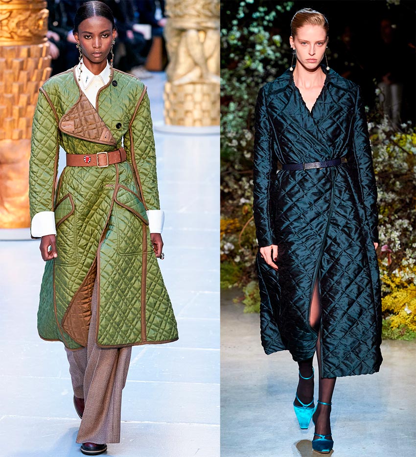 Manteaux matelassés