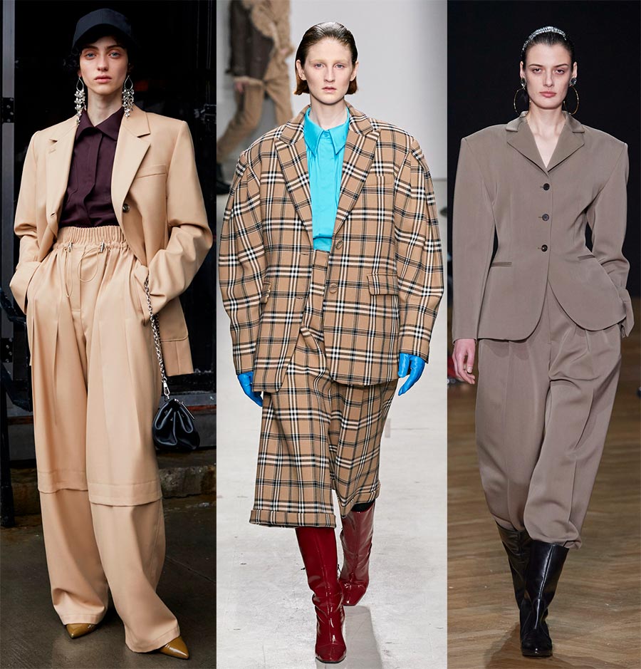 Costume oversize femme