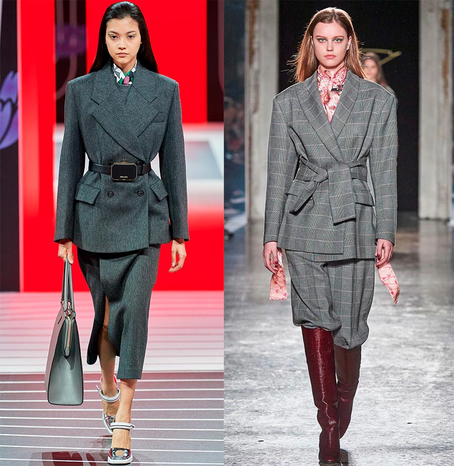 Costume avec ceinture